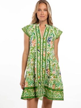NWT! Bindu Stella Short Sleeve V-Neck Sundress